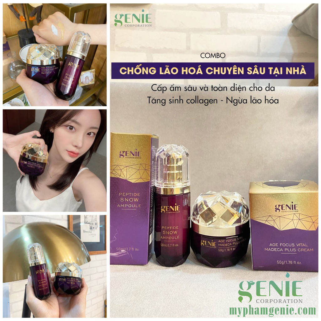 combo trị nám genie combo trị nám genie