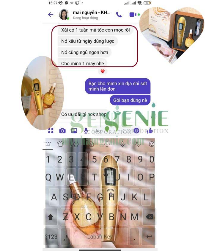 review lược massage tóc