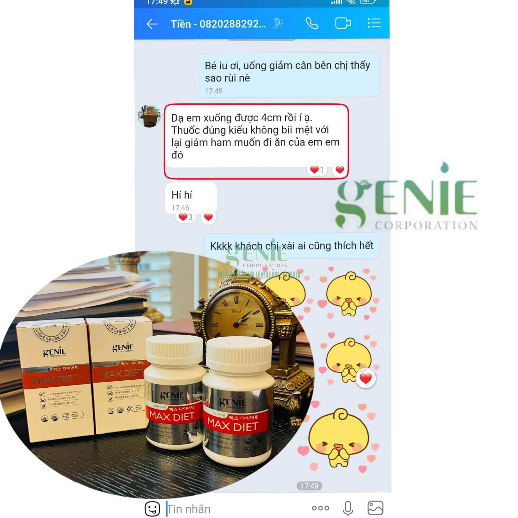 giảm cân max diet genie giảm cân max diet genie