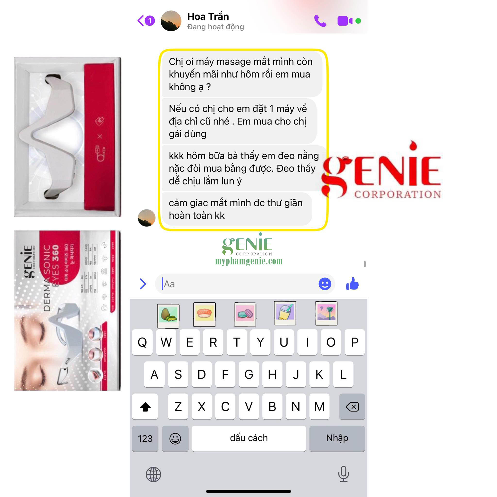 Derma Sonic Eyes 360 Genie