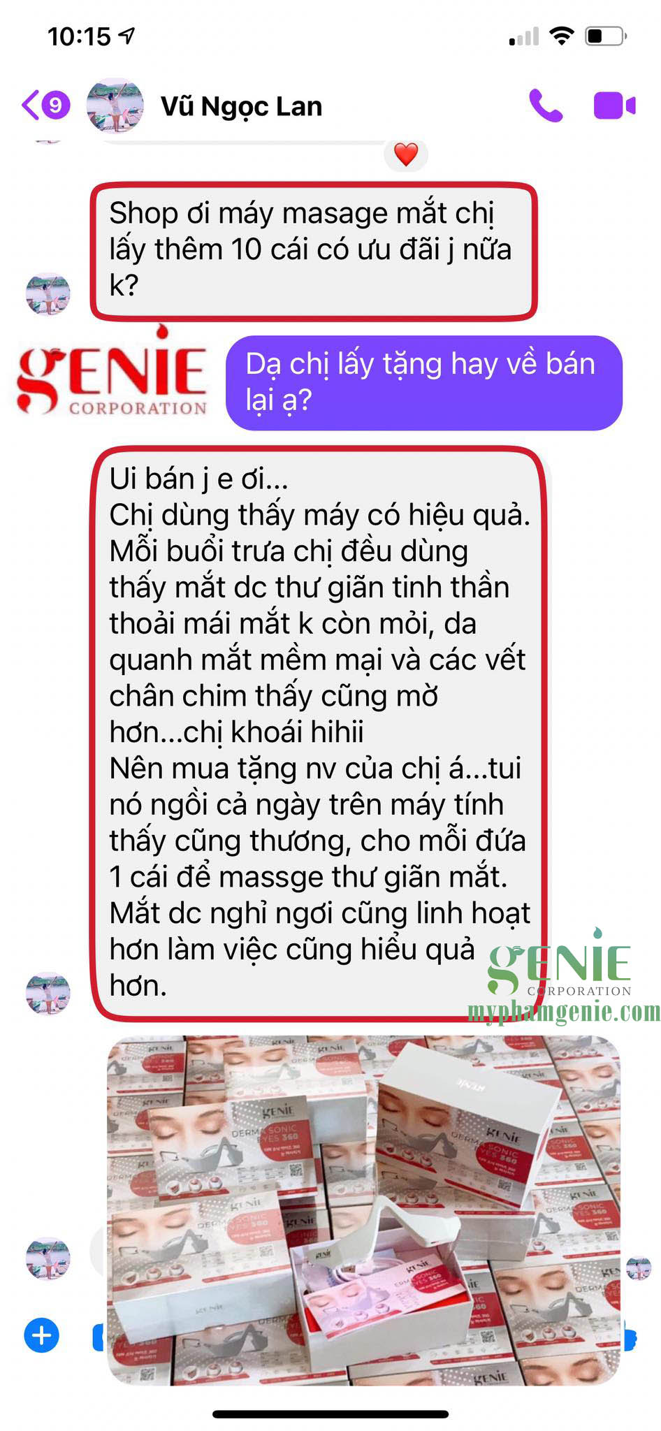 review máy mát xa mắt hàn quốc