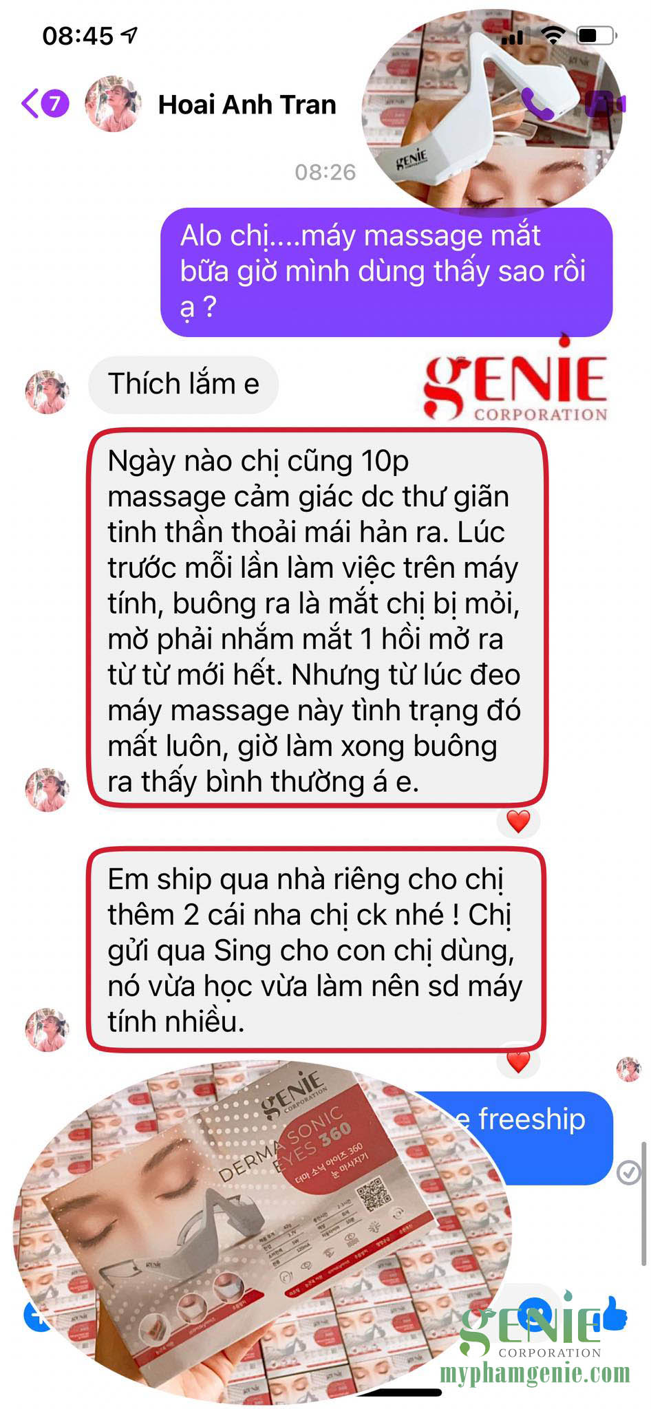 review máy mát xa mắt hàn quốc