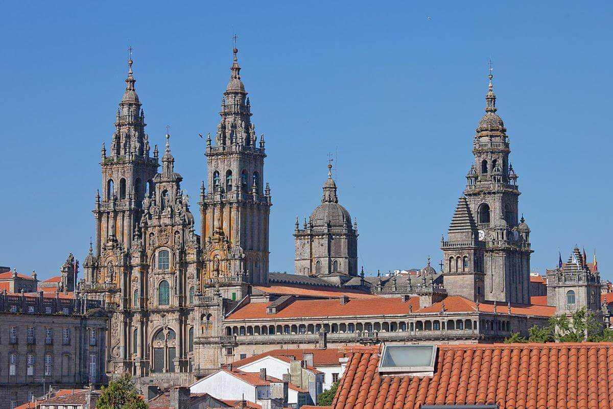 Nhà thờ Santiago de Compostela ở Tây Ban Nha