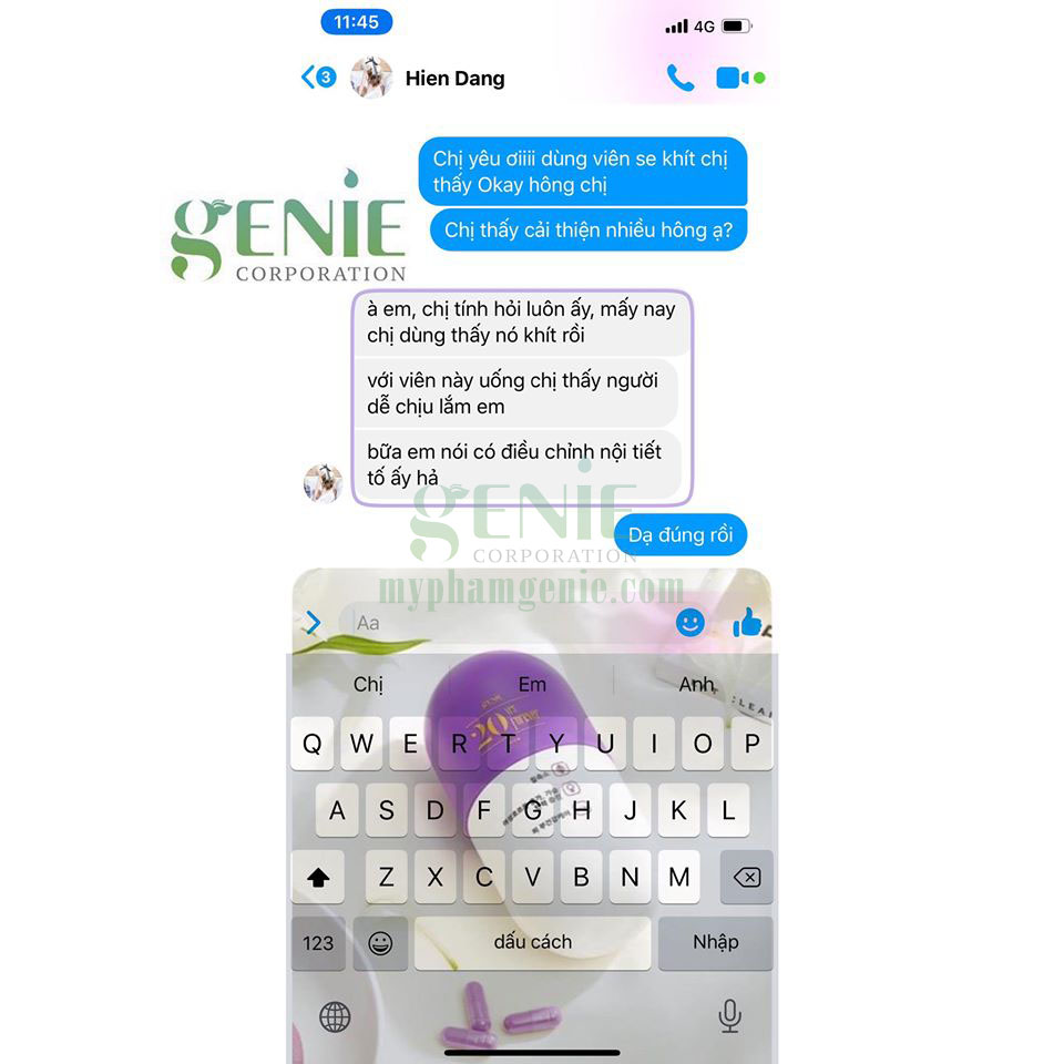 viên uống se khít vùng kín | 20 yrs forever genie