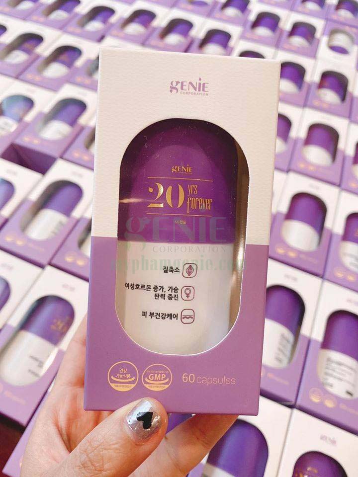 review viên uống se khít genie | viên uống se khít âm đạo