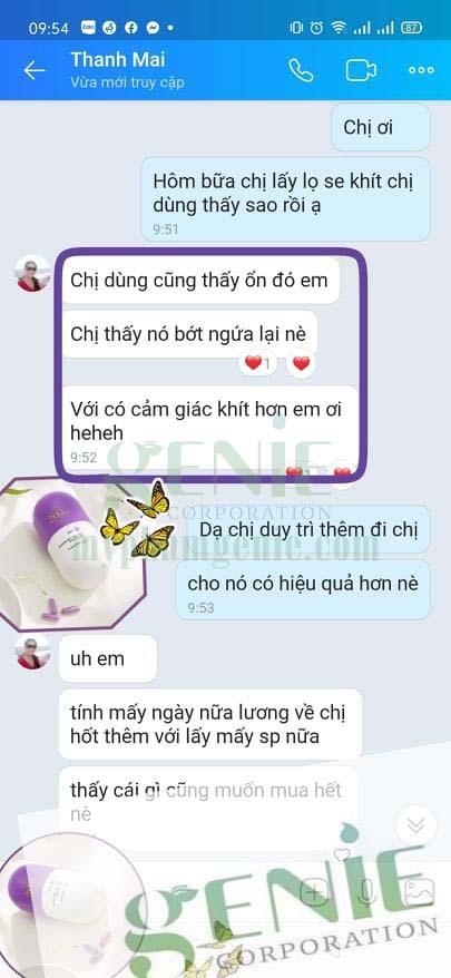 review viên uống se khít genie | viên uống se khít âm đạo