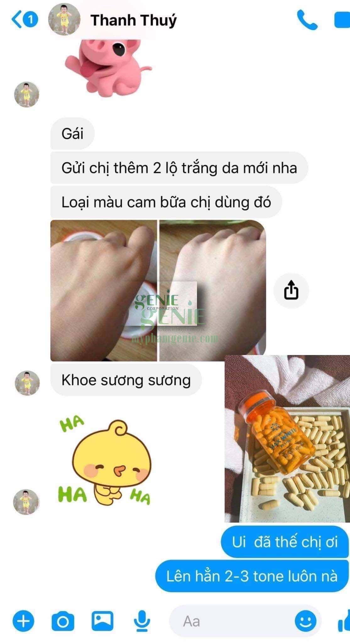 viên uống trắng da hàn quốc | viên uống trắng da genie