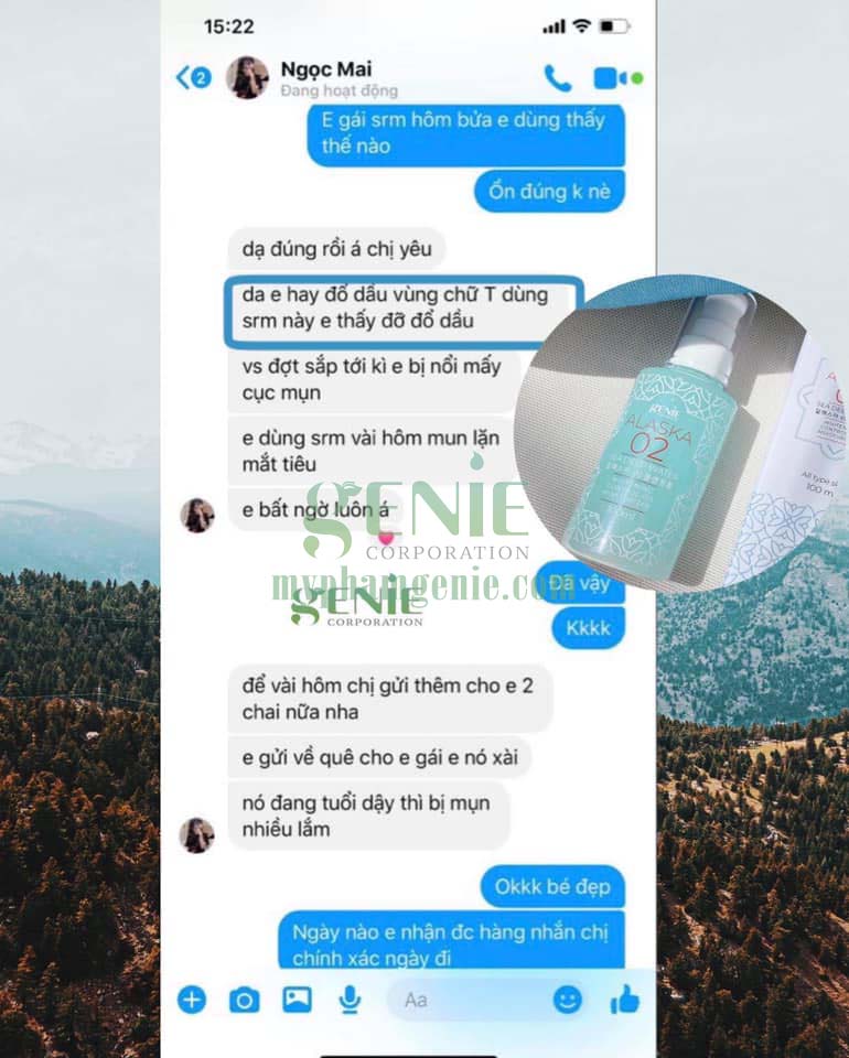 review nước tẩy trang genie | review sữa rửa mặt alaska genie