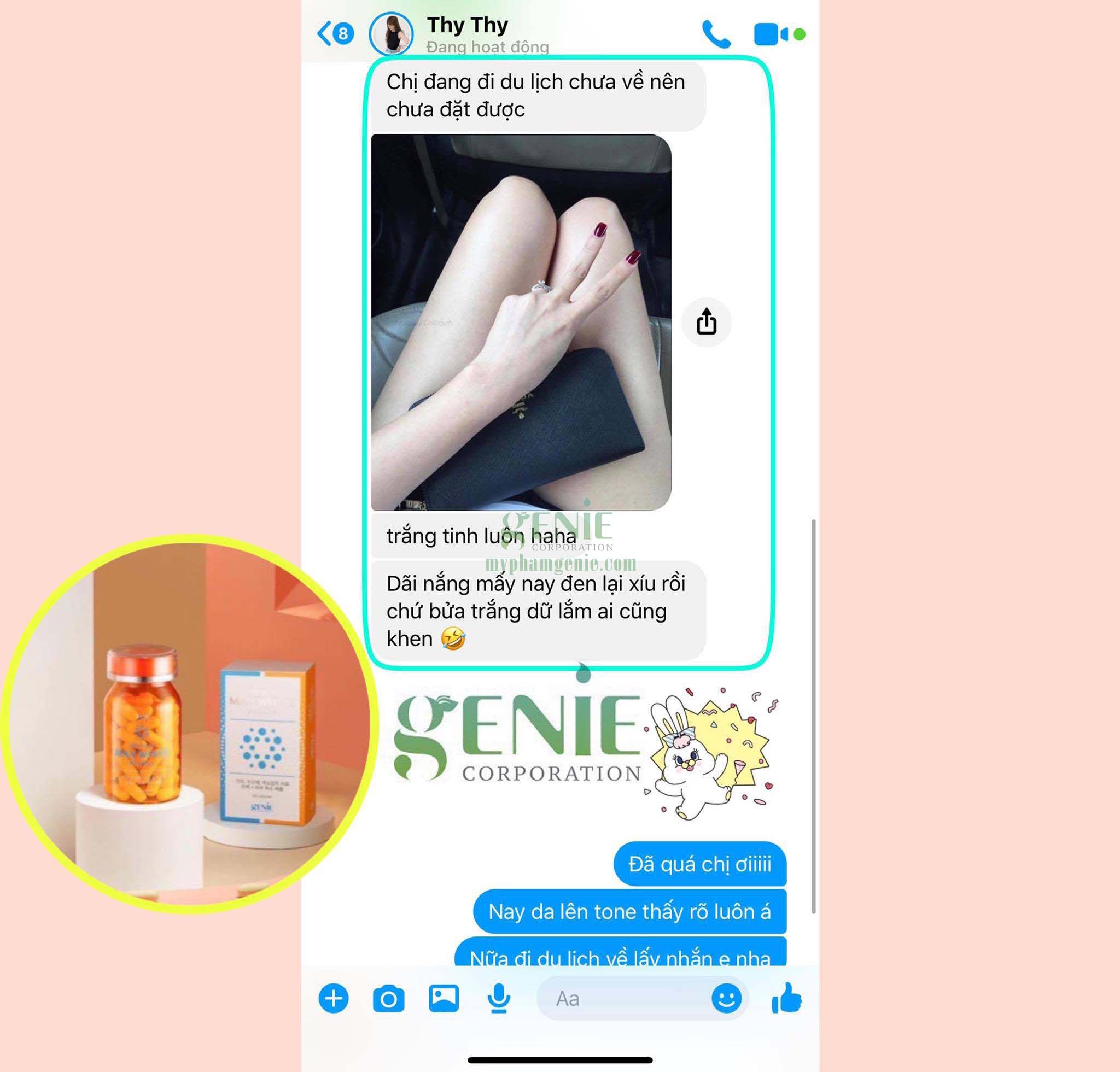 viên uống trắng da hàn quốc | viên uống trắng da genie