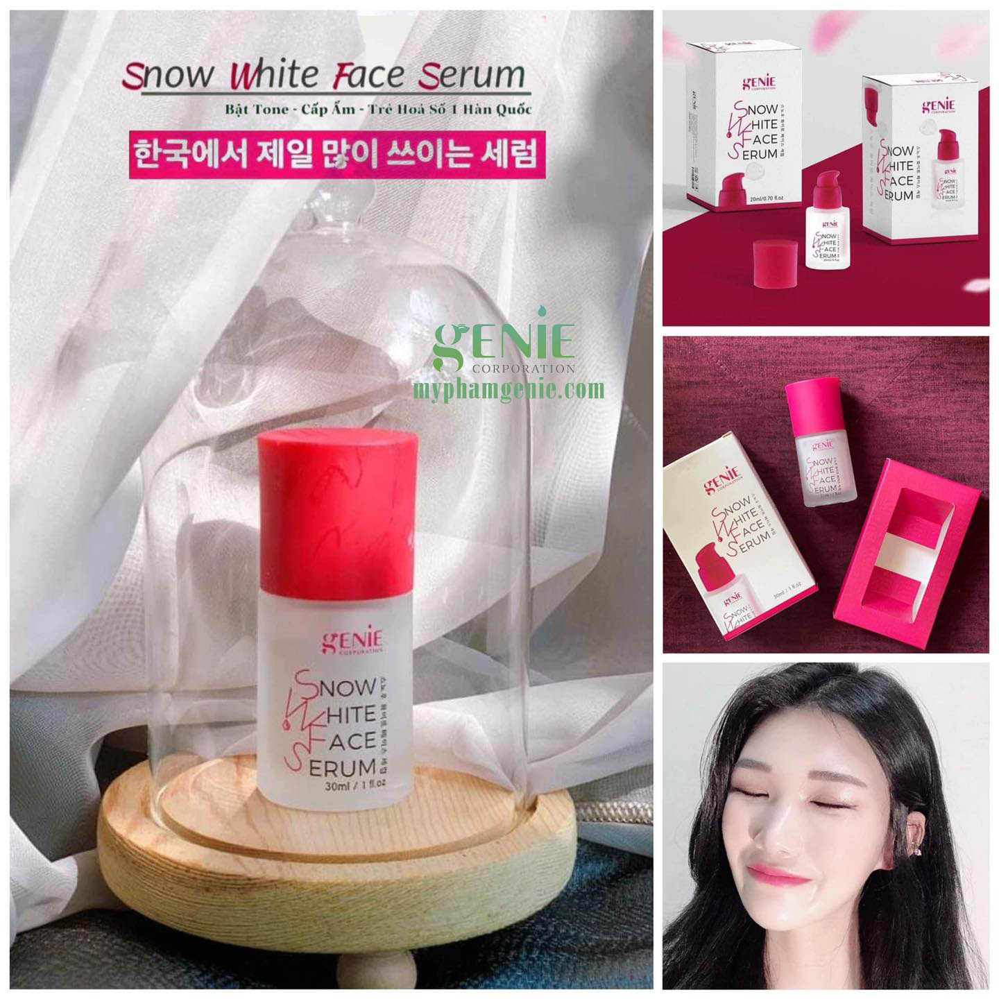 serum snow white face genie | serum bạch tuyết