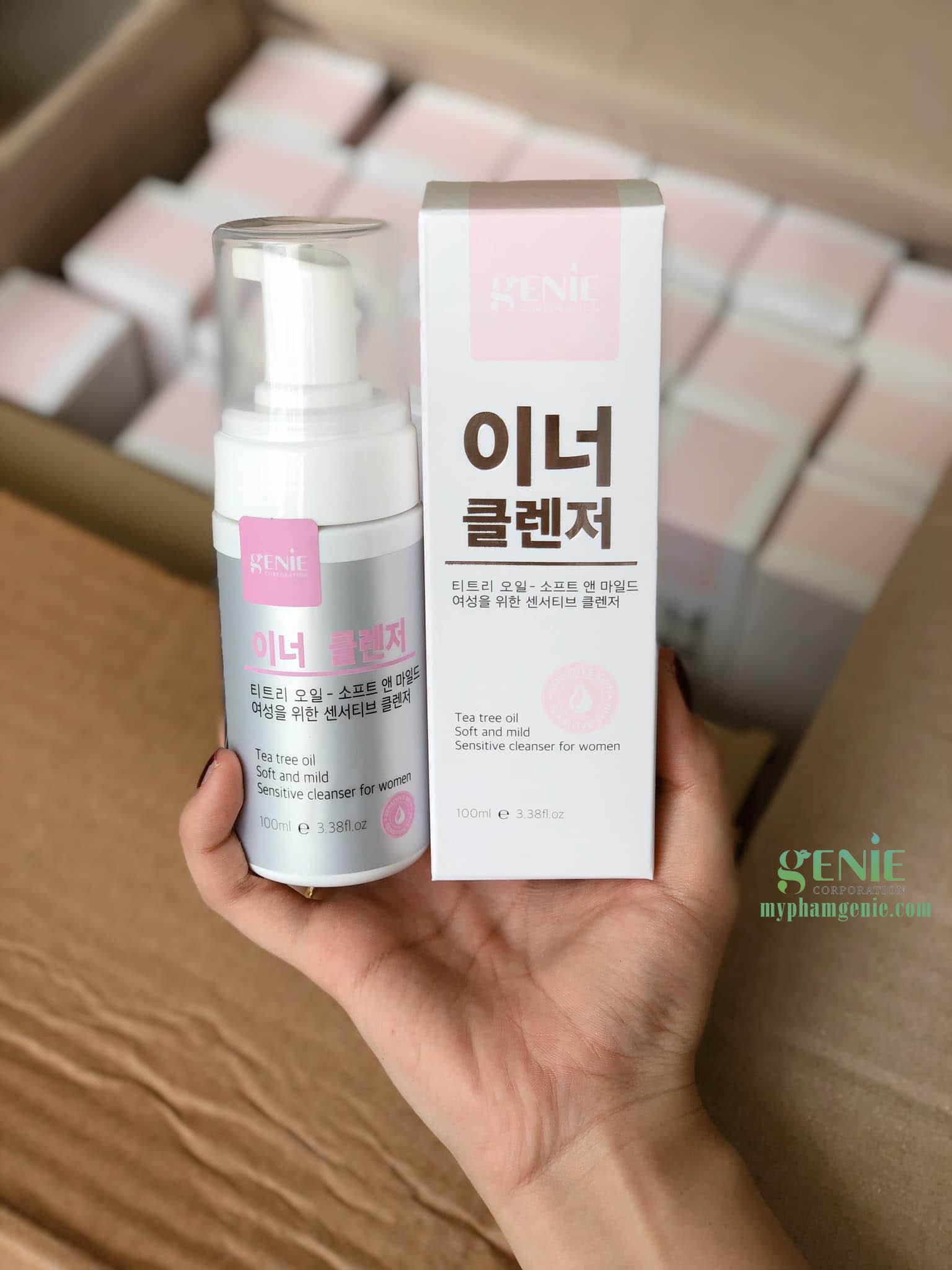 đối phó mùi hôi vùng kín | dung dịch vệ sinh genie