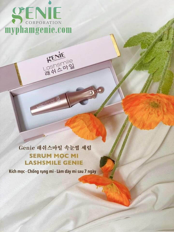 serum mọc dài mi | serum lashsmile genie