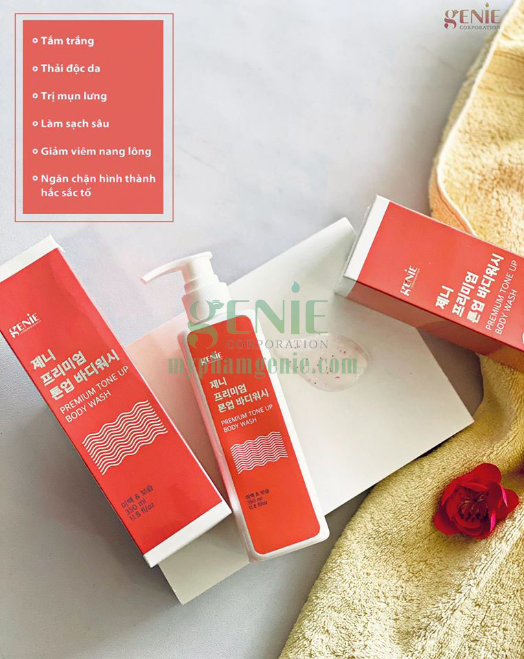 Sữa tắm trắng genie