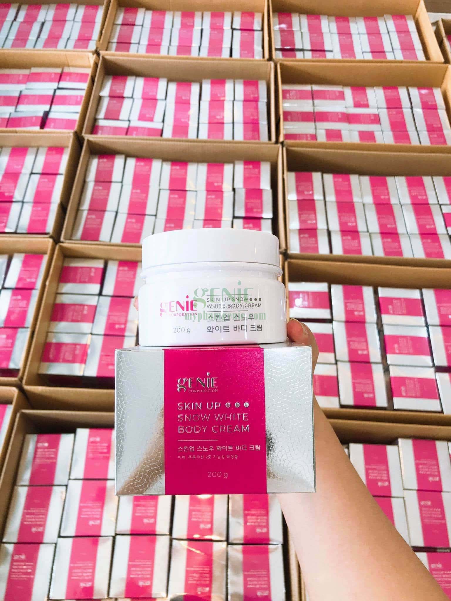 Kem body tinh thể nước genie