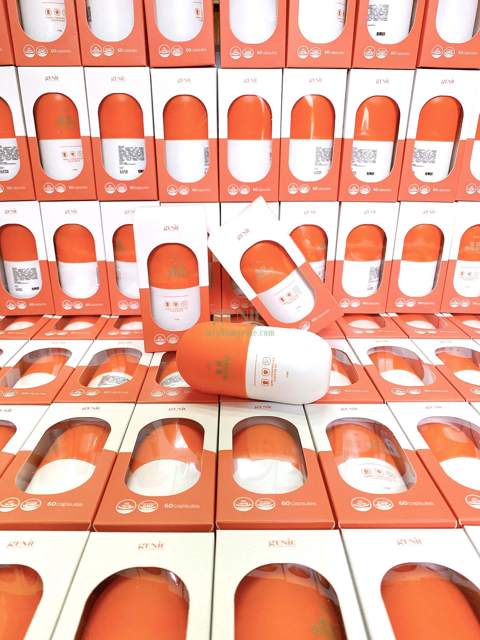 Viên uống nở ngực genie 4 Viên uống nở ngực genie