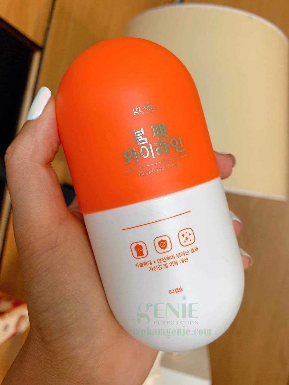 Viên uống nở ngực genie 5 Viên uống nở ngực genie